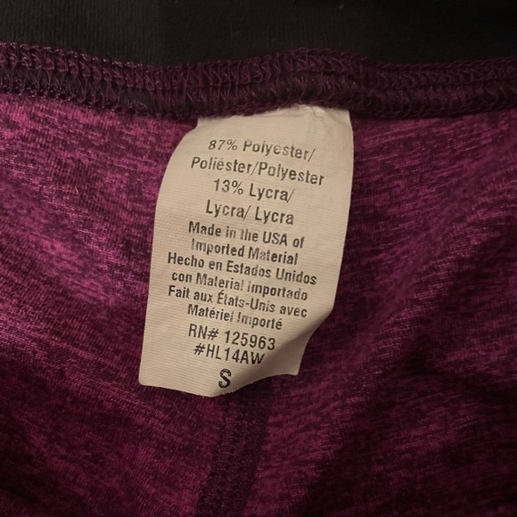 Beyond Yoga Space Dye Purple Leggings - Picture 4 of 5